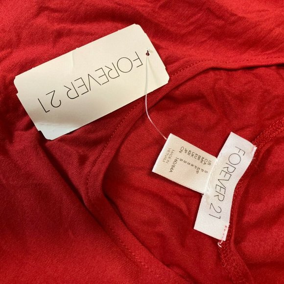 Forever 21 Sexy Strappy Red Dress Small NWT - Picture 5 of 5